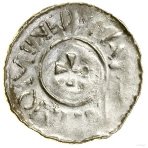 Denarius; Av: Cross, ...RNHARDVS...; Rw: Cross, ...NOMINE PNI...; ...