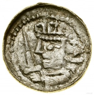 Denario reale, (1076-1079/1080); Av: Busto del sovrano....
