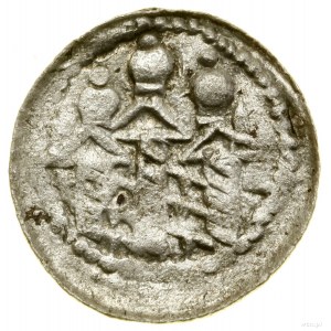 Denier royal, (1076-1079/1080) ; Av : Buste de la règle....