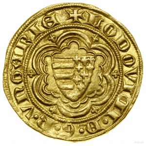 Goldgulden, (1366-1368), Buda, minatore Péter Chimle; Av...