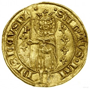 Goldgulden, (1366-1368), Buda, frappeur Péter Chimle ; Av...