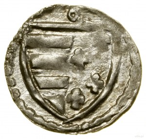 Denarius, Cracow; Av: Andegavian shield, above it a ring....