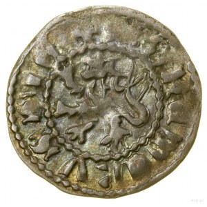 Demi-penny ruthène, (vers 1389-1394), Lwów ; Av : Aigle, + WLA...