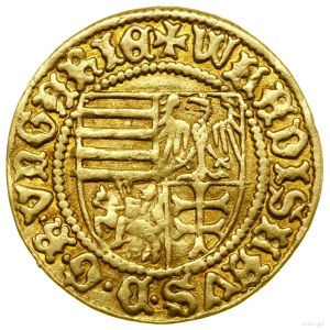 Goldgulden, (1443), Sybin (węg. Nagyszeben); Aw: Cztero...