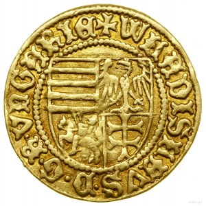 Goldgulden, (1443), Sibiu (Hongrois : Nagyszeben) ; Av : Four...