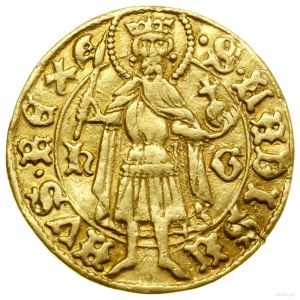 Goldgulden, (1443), Sybin (węg. Nagyszeben); Aw: Cztero...