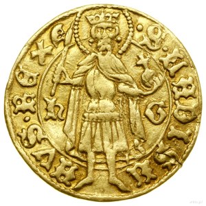 Goldgulden, (1443), Sibiu (Hongrois : Nagyszeben) ; Av : Four...
