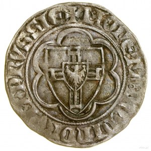 Półskojec, (ok. 1364-1379); Aw: Tarcza Wielkiego Mistrz...