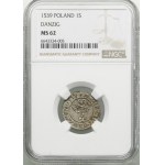 Sheląg, 1539, Gdansk; date written in large numbers, in l...