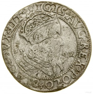 Široký troják, 1562, Vilnius; mince velkého průměru s po...