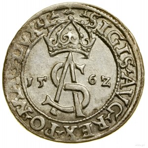 Trojak, 1562, Vilnius ; variété avec monogramme et Pogo sans...