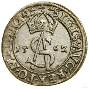 Trojak, 1562, Wilno; odmiana z monogramem i Pogonią bez...