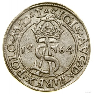 Trojak, 1564, Vilnius; Endungen der Legenden L / L, auf der Vorderseite ...