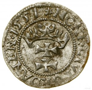 Sheląg, 1551, Gdańsk; in obverse legend M D LI; Białk....