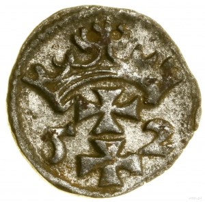Denar, 1552, Danzig; Bialk.-Szw. 407 (R6), CNG 81.IV, K...