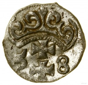 Denar, 1558, Gdańsk; Białk.-Szw. 412 (R3), CNG 81.X, Ko...