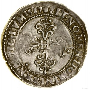 1/2 franku, 1587 T, Nantes; Ciani 1431, Duplessy 1131, ...