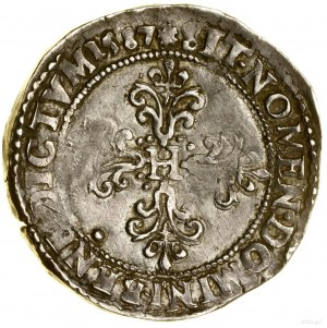1/2 franco, 1587 T, Nantes; Ciani 1431, Duplessy 1131, ...