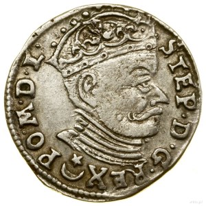 Trojak, 1582, Vilnius; Endungen der Legenden L / LIT; Iger V.82....