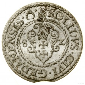 Szeląg, 1582, Danzica; CNG 128.IV, Kop. 7430 (R), Kurp. ...