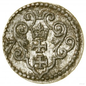 Denar, 1579, Gdaňsk; CNG 126, Kop. 7415 (R4), Kurp. (15...