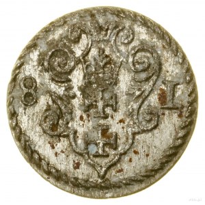 Denario, 1581, Danzica; CNG 126.III, Kop. 7419 (R3), Kurp....