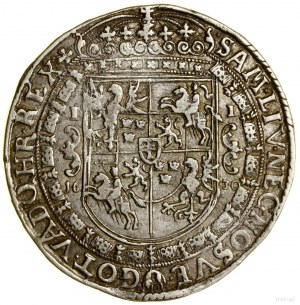 Thaler, 1630, Bydgoszcz ; Av : demi-posture large, PILAWA