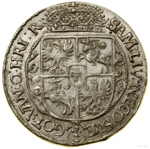 Ort, 1621, Bydgoszcz ; pointe de la légende de l'avers PRV MAS ; ...