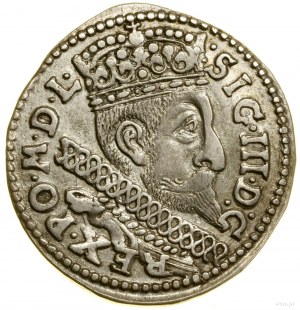 Trojak, 1598, Bydgoszcz; on the reverse an abbreviated date after p...