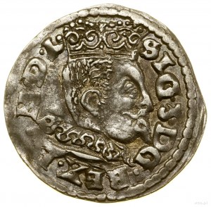 Trojak, 1596, Lublin; in the obverse legend P M D L, abbreviated....