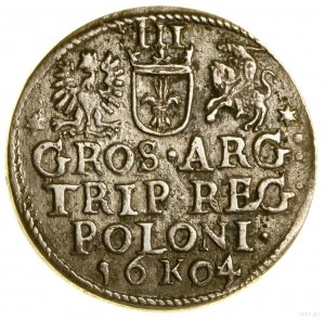 Trojak, 1604, Kraków; Iger K.04.1.a (R1), Kopicki (ZIII...