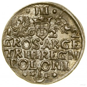 Trojak, 1622, Cracovia; REGN nella legenda del rovescio; Iger K....