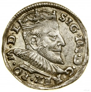 Trojak, 1592, Wilno; w legendzie awersu SIG III; Iger V...