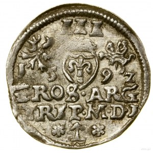 Trojak, 1592, Vilnius; auf der Vorderseite Legende SIG III; Iger V....