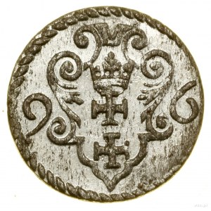 Denár, 1596, Gdansk; CNG 145.VII, Kop. 7462 (R2), Kopic...