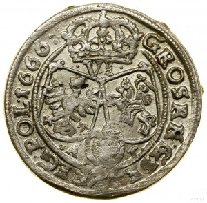 Szóstak, 1666 AT, Bydgoszcz; in the obverse legend M D L R....