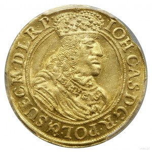 Ducato, 1661, Danzica; Av: Busto del sovrano a destra, IOH ...