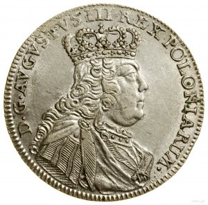 Ort, 1754 EC, Lipsia; busto del sovrano più stretto, con...