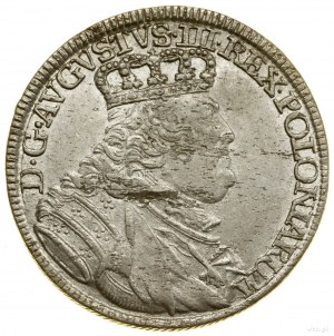 Ort, 1754 EC, Leipzig; wide bust and oval ending....