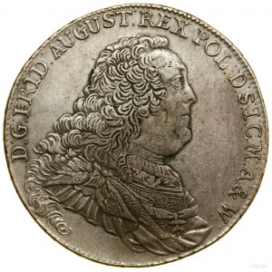 Thaler, 1762 FWôF, Drážďany; Av: poprsí krále vpravo, ...