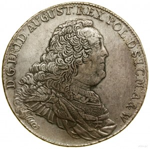 Thaler, 1762 FWôF, Dresden; Av: Büste des Königs nach rechts, ...