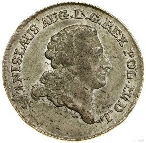 Zwei Zloty (8 Pfennige), 1779 EB, Warschau; mit den Buchstaben E...