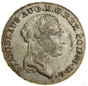 Deux zlotys (8 pennies), 1788 EB, Varsovie ; avec les lettres E...