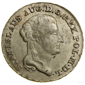 Deux zlotys (8 pennies), 1789 EB, Varsovie ; avec les lettres E...