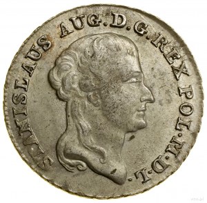 Zwei Zloty (8 Pfennige), 1789 EB, Warschau; mit den Buchstaben E...