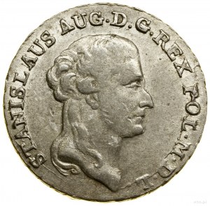 Due zloty (8 centesimi), 1791 EB, Varsavia; con le lettere E...