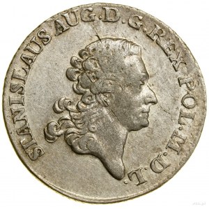Zloty (4 pennies), 1780 EB, Varsovie ; avec les lettres EB (...