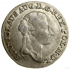 Zloty (4 Pfennige), 1791 EB, Warschau; mit den Buchstaben EB (...