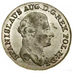 Zloty (4 pennies), 1792 MV, Varsovie ; Kop. 2381, Parc...
