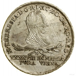 30 krajcarów (dwuzłotówka), 1776 IC FA, Wiedeń; Eypelta...